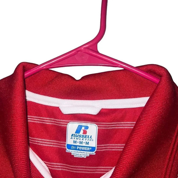 NWT Russell Team Issued Western Kentucky Hilltoppers Red Polo Size Medium - Picture 3 of 5